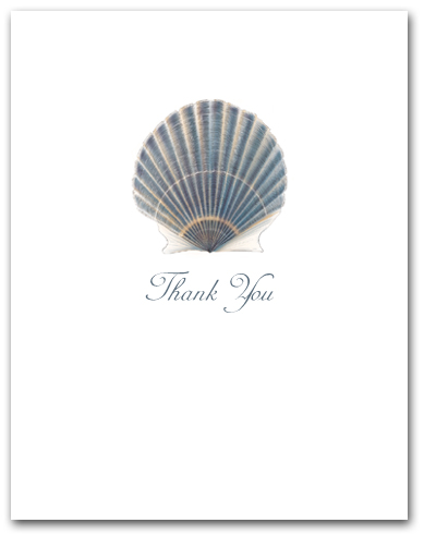 Scallop Blue Small Thank You Vertical Larger