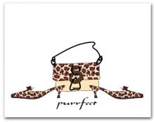 Matching Womans Leopard Dress Shoes Purse Purrfect
