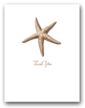 Sea Star Small Thank You Vertical
